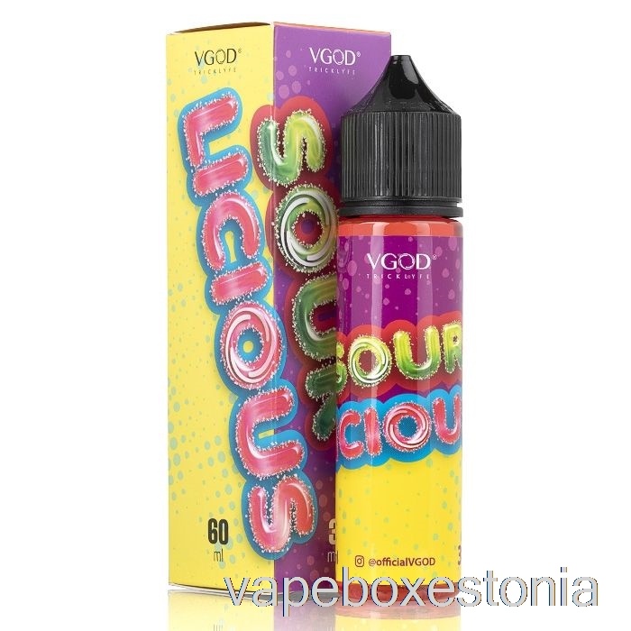 Vape Box Estonia Sourlicious - Vgod E-liquid - 60ml 6mg